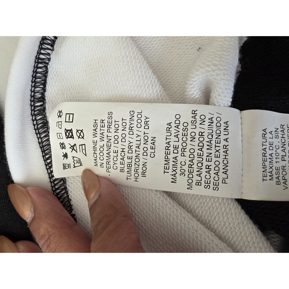 Puma Black/White Amplified Cropped Logo Hoodie 3xl - Picture 5 of 8